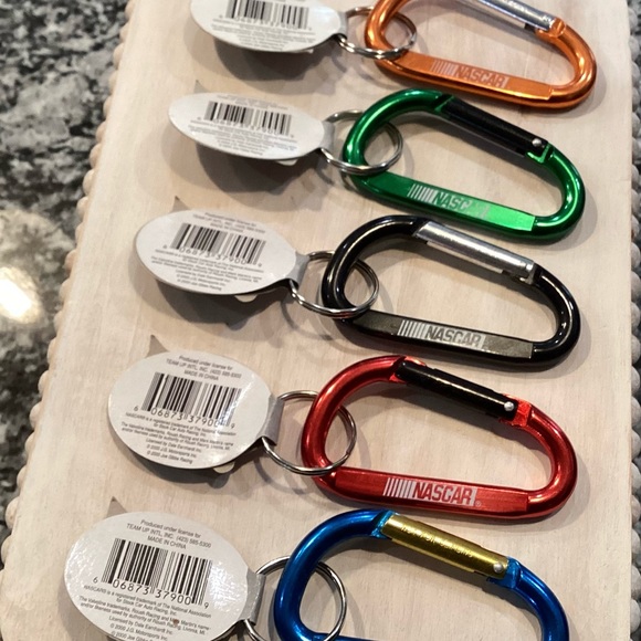 Vintage - NWT - 5 NASCAR Key Clips - Gordon - Dale Sr & Jr - Labonte & Stewart - Picture 2 of 5